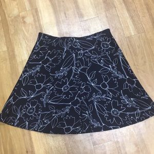 Ann Taylor Loft Blue Skirt